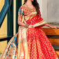 Contemporary Silk Red Weaving Saree