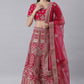 Lehenga Choli Silk Pink Embroidered Lehenga Choli