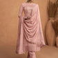 Salwar Suit Silk Pink Embroidered Salwar Kameez