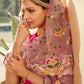 Trendy Saree Silk Pink Embroidered Saree