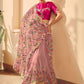 Trendy Saree Silk Pink Embroidered Saree