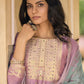 Salwar Suit Silk Purple Digital Print Salwar Kameez