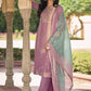 Salwar Suit Silk Purple Digital Print Salwar Kameez