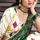 A Line Lehenga Silk White Embroidered Lehenga Choli