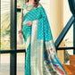 Classic Silk Turquoise Weaving Saree