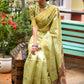 Trendy Saree Silk Sea Green Weaving Saree