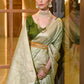 Classic Silk Green Weaving Saree