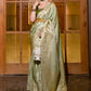 Classic Silk Green Weaving Saree