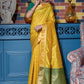 Classic Silk Yellow Woven Saree
