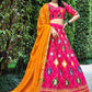 Lehenga Choli Silk Pink Embroidered Lehenga Choli