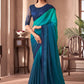 Traditional Saree Silk Blue Embroidered Saree