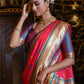 Traditional Saree Silk Rani Meenakari Saree