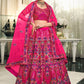 Lehenga Choli Silk Pink Embroidered Lehenga Choli