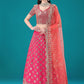 Lehenga Choli Silk Pink Embroidered Lehenga Choli