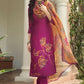 Trendy Suit Silk Viscose Purple Digital Print Salwar Kameez