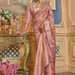 Trendy Saree Silk Pink Digital Print Saree