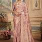 Trendy Saree Silk Pink Digital Print Saree