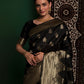Contemporary Silk Black Weaving Saree