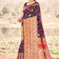 Classic Silk Blue Weaving Saree