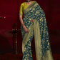 Trendy Saree Silk Blue Weaving Saree