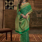 Classic Silk Green Weaving Saree