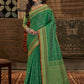 Classic Silk Green Weaving Saree