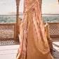 Classic Silk Viscose Peach Weaving Saree