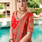 Classic Silk Red Weaving Saree