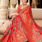 Classic Silk Red Weaving Saree