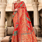 Classic Silk Red Weaving Saree