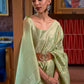 Classic Silk Green Weaving Saree