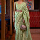 Classic Silk Green Weaving Saree