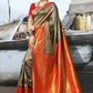 Contemporary Silk Grey Weaving Saree