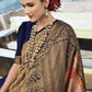 Trendy Saree Silk Peach Weaving Saree
