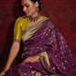 Contemporary Silk Purple Weaving Saree
