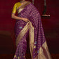 Contemporary Silk Purple Weaving Saree