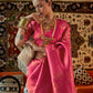 Trendy Saree Silk Rani Weaving Saree