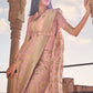 Contemporary Silk Viscose Pink Weaving Saree