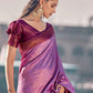 Classic Silk Magenta Weaving Saree