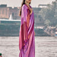 Classic Silk Magenta Weaving Saree