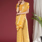 Trendy Saree Organza Silk Yellow Weaving Saree