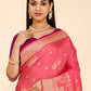 Trendy Saree Silk Pink Weaving Saree