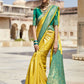 Trendy Saree Silk Yellow Weaving Saree