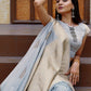 Designer Silk Grey Weaving Saree