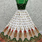 A Line Lehenga Silk White Dori Work Lehenga Choli