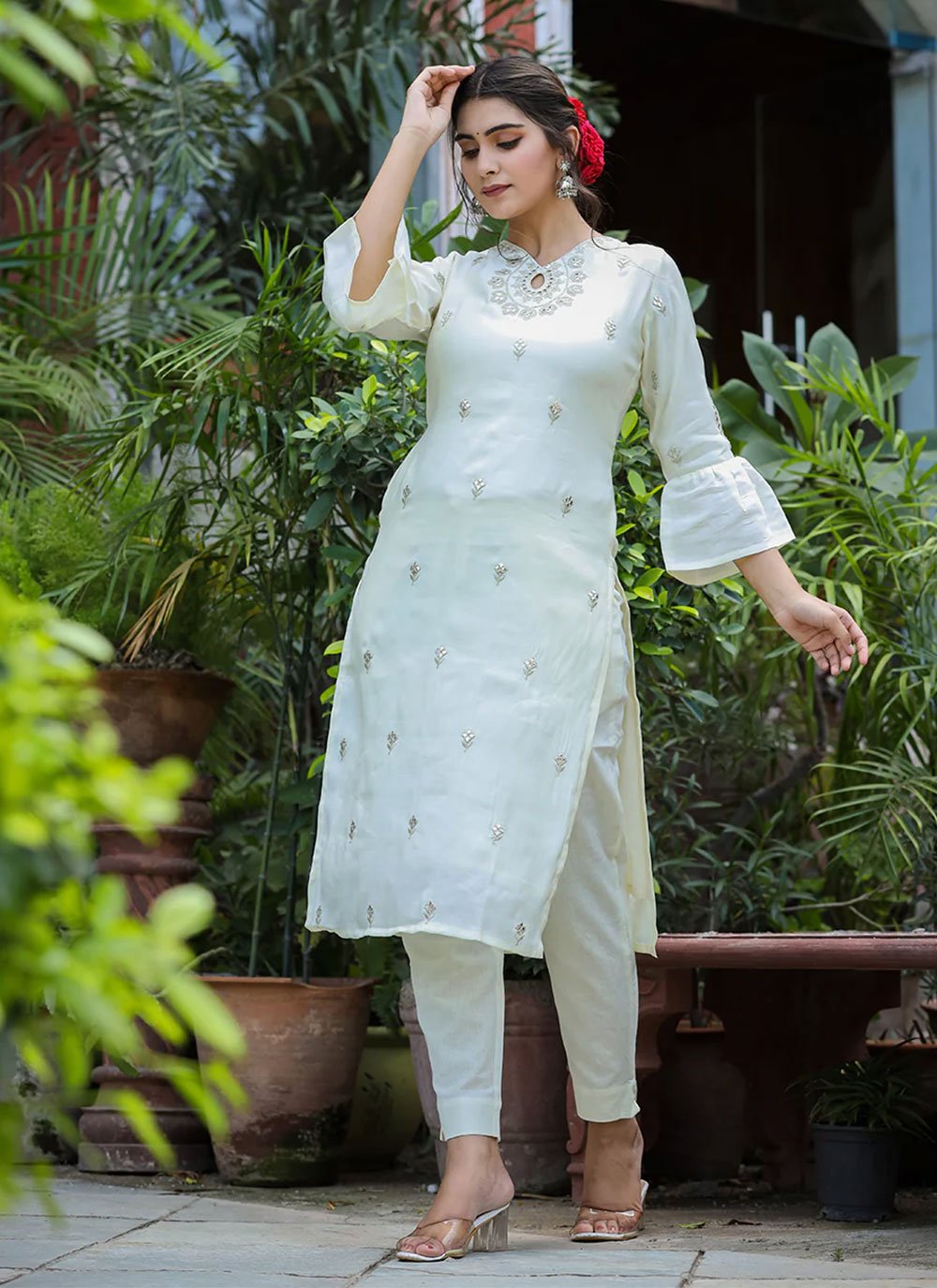 Yellow Silk Salwar Suit Kurti White Brocade Shalwar Designer Punjabi  Patiala Suit Wedding Kurti Dresses Dupatta Punjabi Salwar Kameez Suits -  Etsy