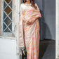 Contemporary Silk Multi Colour Patch Border Saree
