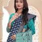 Classic Silk Blue Woven Saree