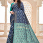 Classic Silk Blue Woven Saree
