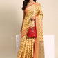 Traditional Saree Silk Tissue Brasso Beige Woven Saree